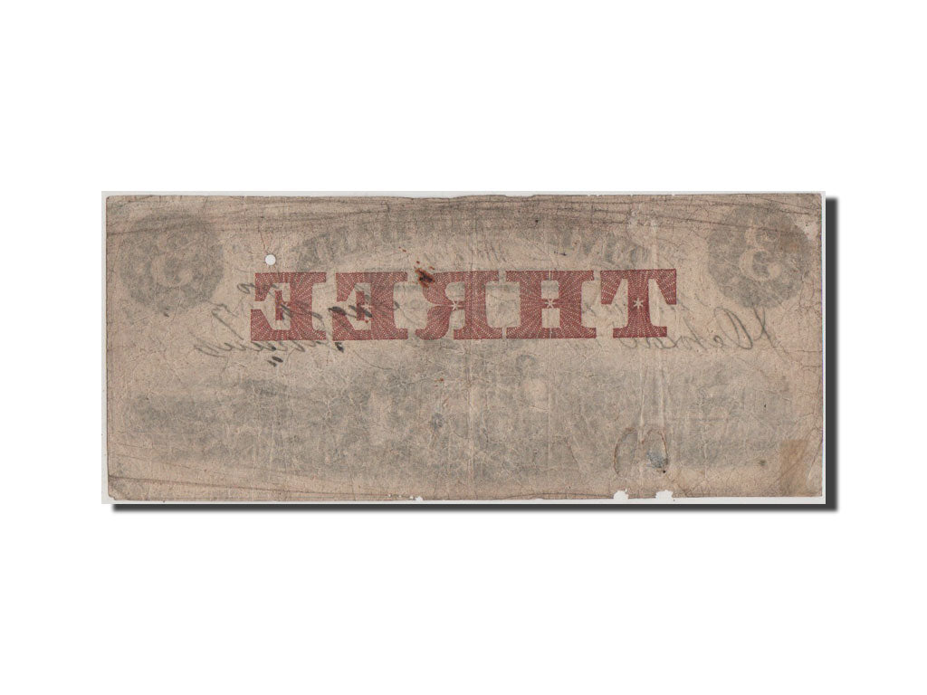Geldschein, Vereinigte Staaten, 3 Dollars, 1857, S