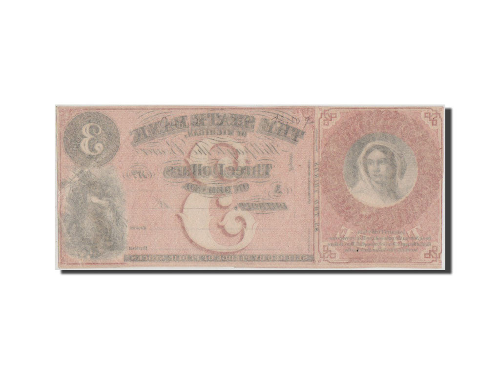 Banknote, United States, 3 Dollars, UNC(63)