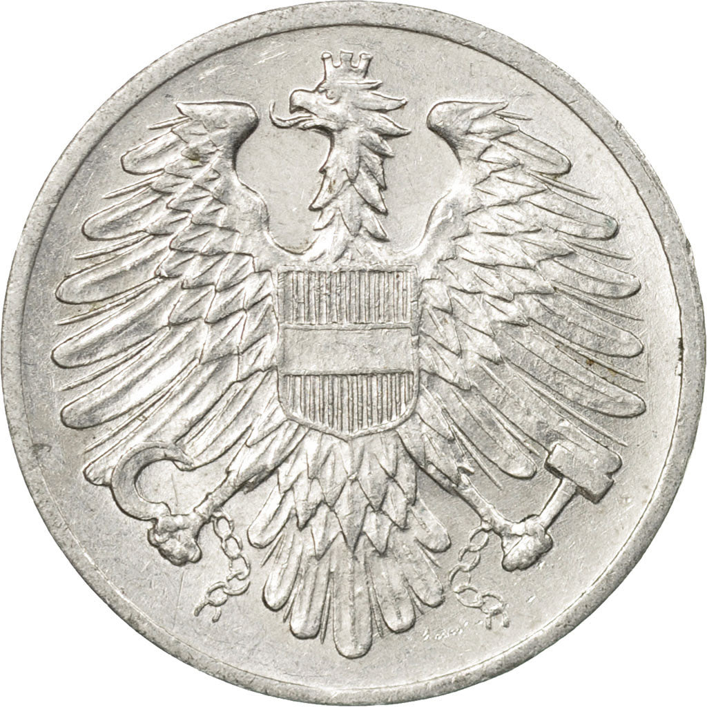 Coin, Austria, 2 Groschen, 1954, EF(40-45), Aluminum, KM:2876