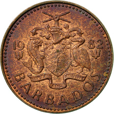 Coin, Barbados, Cent, 1982, Franklin Mint, EF(40-45), Bronze, KM:10