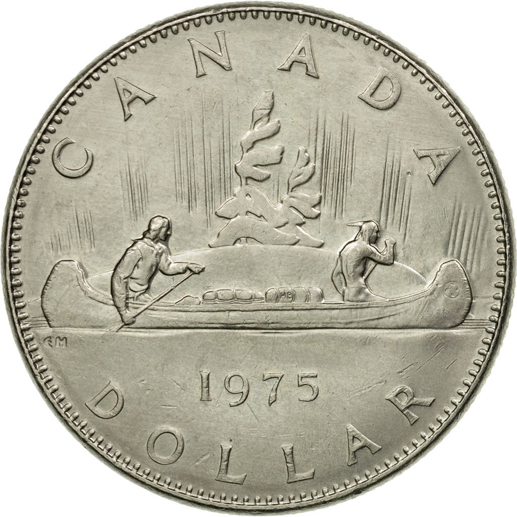 Coin, Canada, Elizabeth II, Dollar, 1975, Royal Canadian Mint, Ottawa