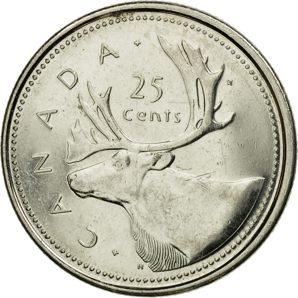 Coin, Canada, Elizabeth II, 25 Cents, 2002, Royal Canadian Mint, Ottawa