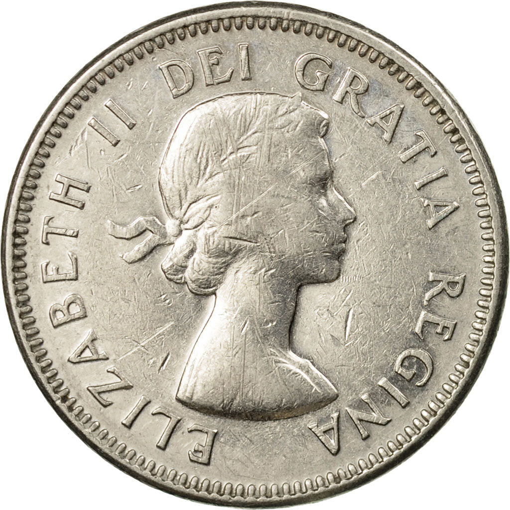 Coin, Canada, Elizabeth II, 5 Cents, 1964, Royal Canadian Mint, Ottawa