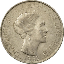 Coin, Luxembourg, Charlotte, 5 Francs, 1962, EF(40-45), Copper-nickel, KM:51