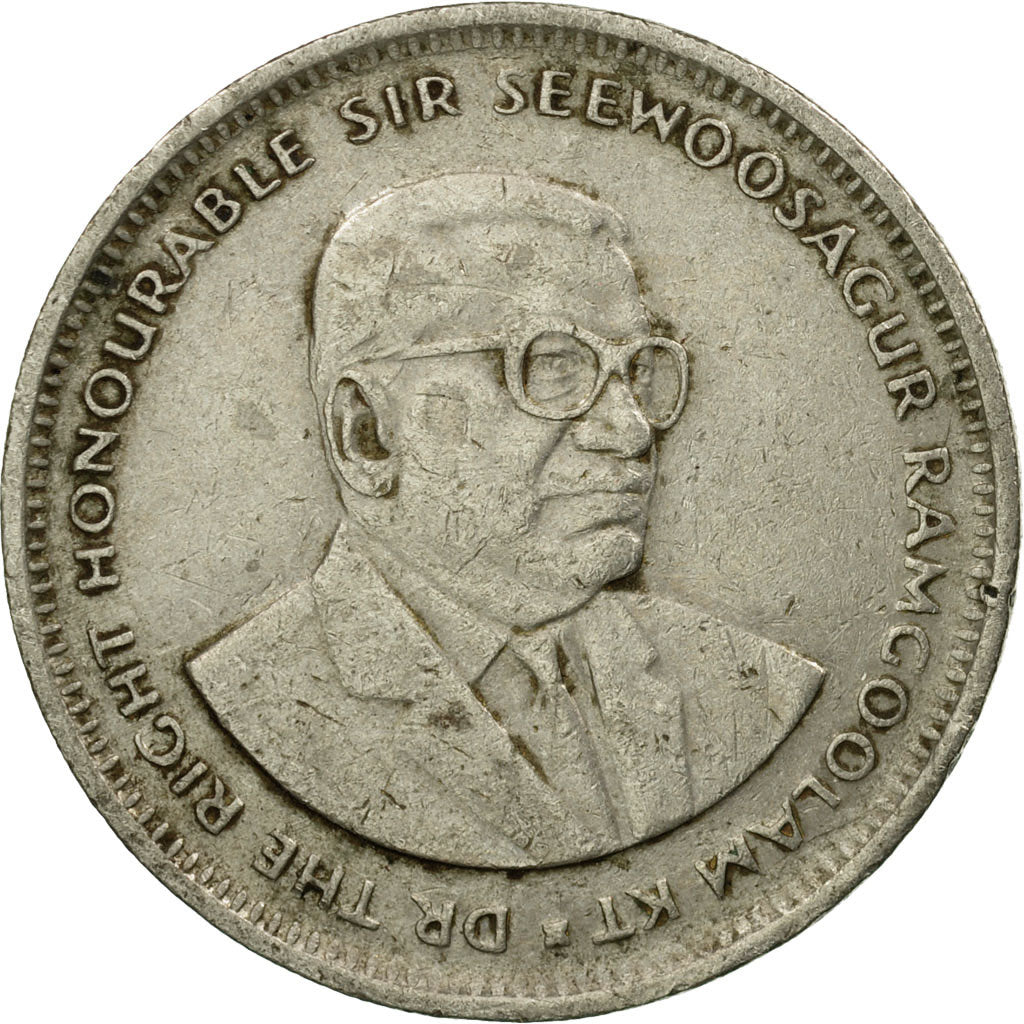 Coin, Mauritius, Rupee, 1994, EF(40-45), Copper-nickel, KM:55