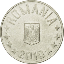 Coin, Romania, 10 Bani, 2010, Bucharest, EF(40-45), Nickel plated steel, KM:191
