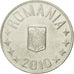 Coin, Romania, 10 Bani, 2010, Bucharest, EF(40-45), Nickel plated steel, KM:191
