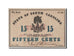 Geldschein, Vereinigte Staaten, 15 Cents, 1863, SS+