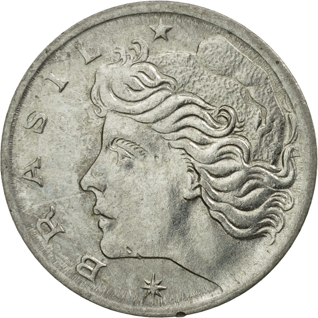 Coin, Brazil, Centavo, 1969, EF(40-45), Stainless Steel, KM:575.2