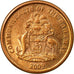 Coin, Bahamas, Elizabeth II, Cent, 2009, EF(40-45), Copper Plated Zinc, KM:218.2