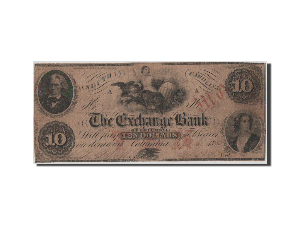 Banknote, United States, 10 Dollars, 1853, F(12-15)