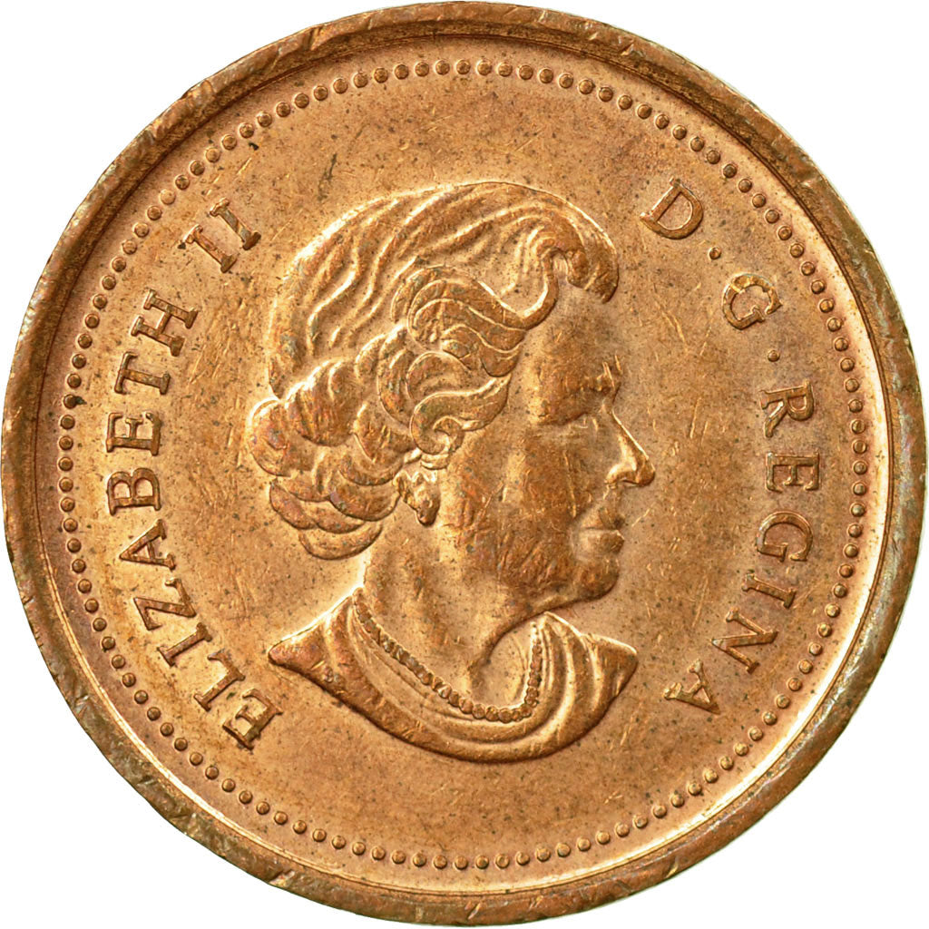 Coin, Canada, Elizabeth II, Cent, 2005, Royal Canadian Mint, EF(40-45), Copper