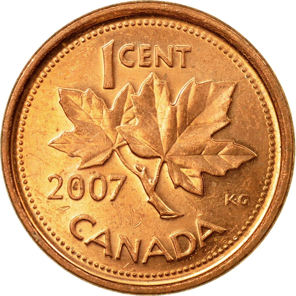Coin, Canada, Elizabeth II, Cent, 2007, Royal Canadian Mint, Winnipeg