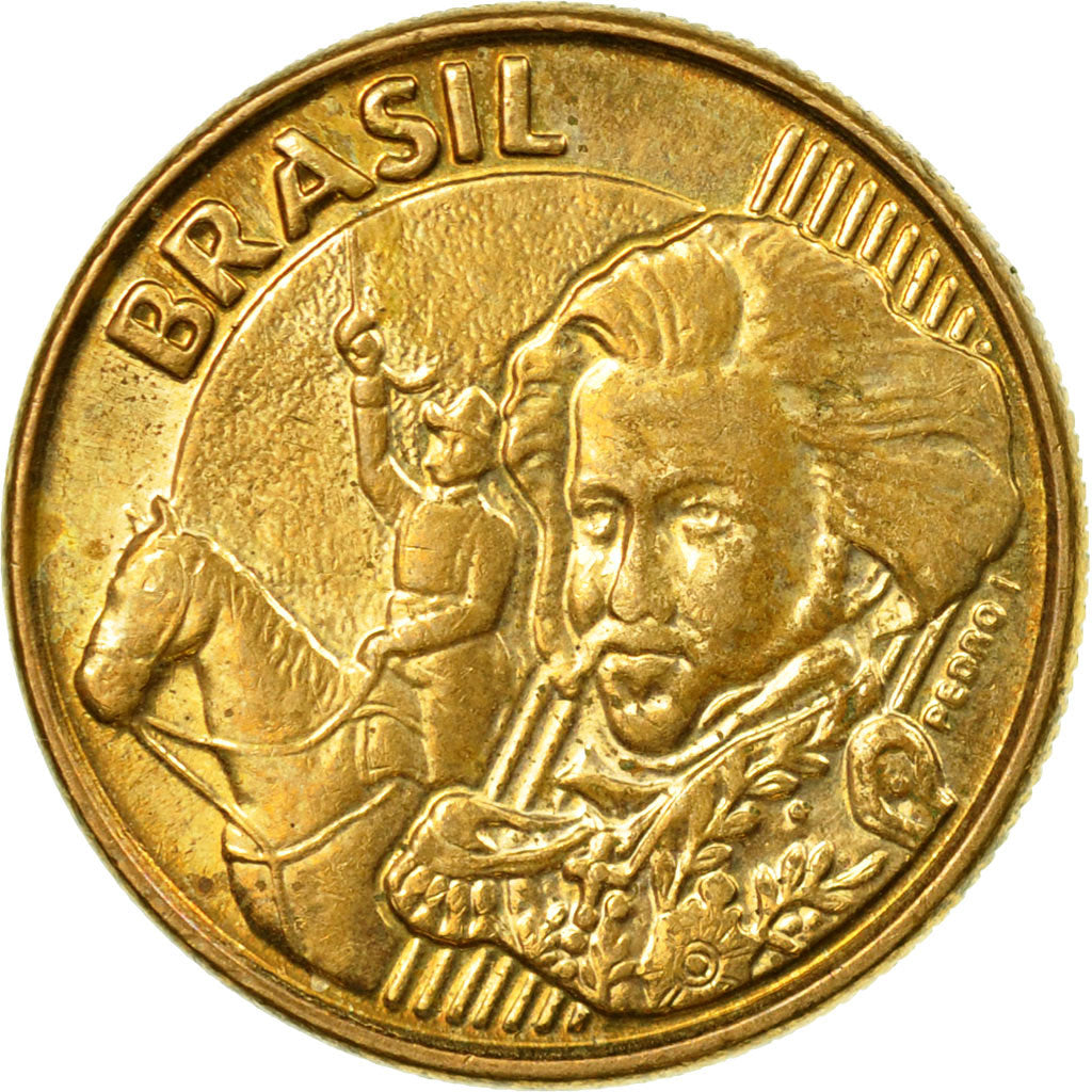 Coin, Brazil, 10 Centavos, 2011, EF(40-45), Bronze Plated Steel, KM:649.2