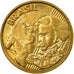 Coin, Brazil, 10 Centavos, 2011, EF(40-45), Bronze Plated Steel, KM:649.2