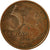 Monnaie, Brésil, 5 Centavos, 2004, TTB, Copper Plated Steel, KM:648