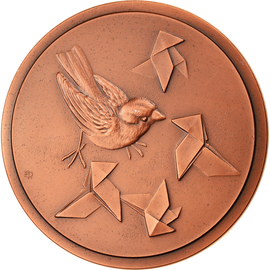 Francja, Medal, Littérature, Georges Courteline, Moineau, Sztuka i Kultura