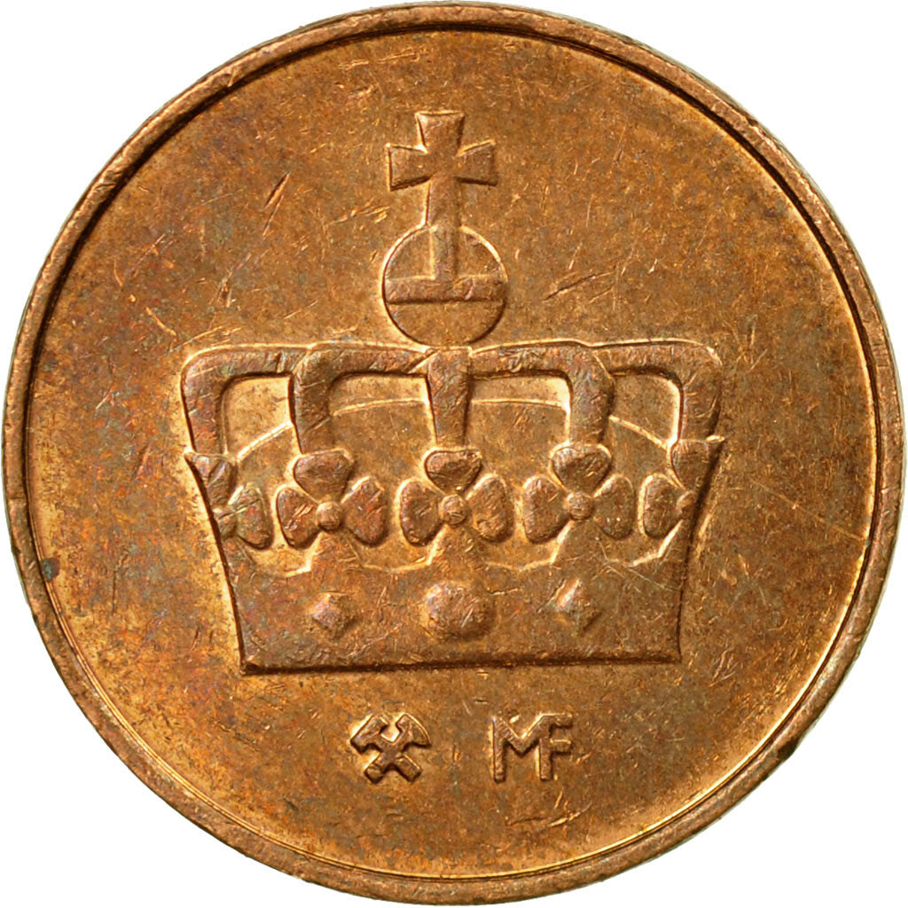 Coin, Norway, Harald V, 50 Öre, 2006, EF(40-45), Bronze, KM:460