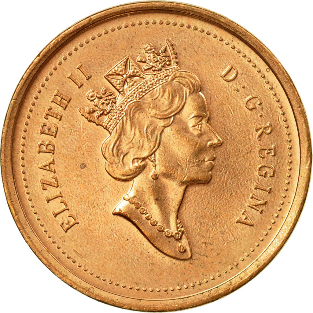 Coin, Canada, Elizabeth II, Cent, 2001, Royal Canadian Mint, Ottawa, EF(40-45)