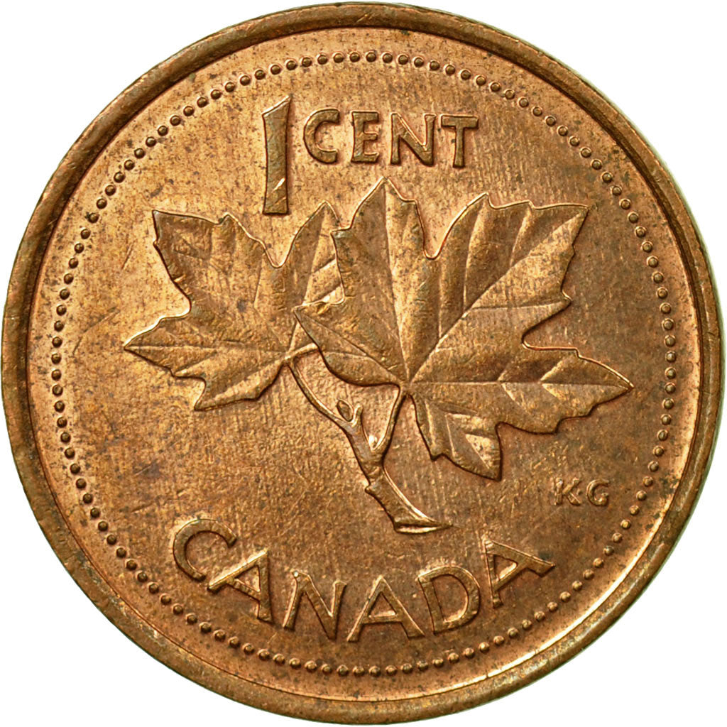 Coin, Canada, Elizabeth II, Cent, 2002, Royal Canadian Mint, EF(40-45), Copper