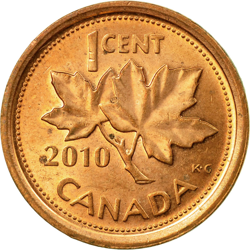 Coin, Canada, Elizabeth II, Cent, 2010, Royal Canadian Mint, Winnipeg