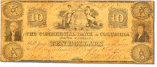 Billet, États-Unis, 10 Dollars, 1853, B+