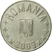 Moneta, Romania, 10 Bani, 2009, Bucharest, BB, Acciaio placcato nichel, KM:191