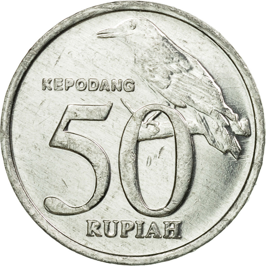 Coin, Indonesia, 50 Rupiah, 1999, EF(40-45), Aluminum, KM:60
