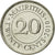 Moneda, Mauricio, 20 Cents, 2010, MBC, Níquel chapado en acero, KM:53