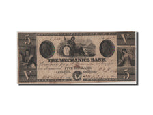 Billet, États-Unis, 5 Dollars, 1856, TB+