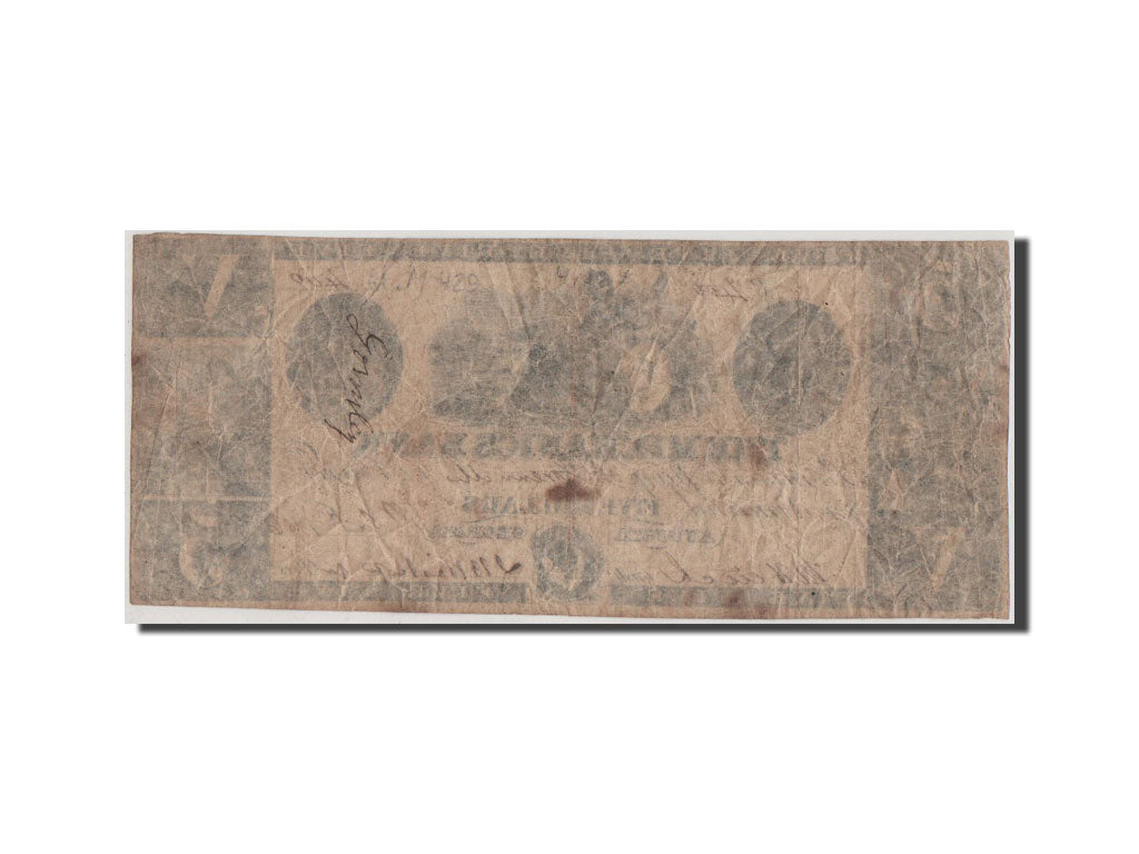 Billet, États-Unis, 5 Dollars, 1856, TB+