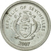 Moneta, Seychelles, 25 Cents, 2007, Pobjoy Mint, BB, Acciaio ricoperto in