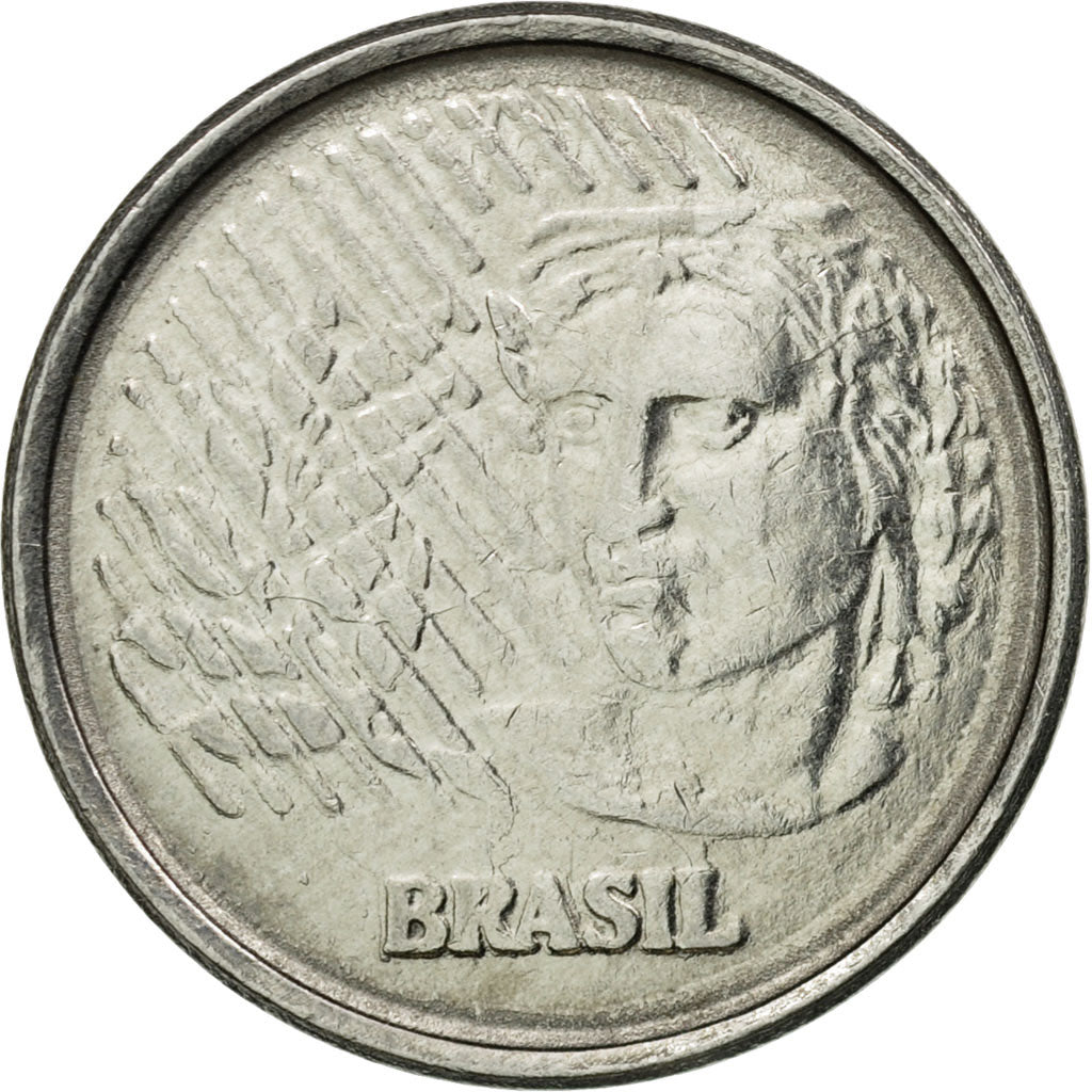 Coin, Brazil, Centavo, 1997, EF(40-45), Stainless Steel, KM:631