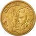 Monnaie, Brésil, 10 Centavos, 2010, TTB, Bronze Plated Steel, KM:649.2