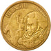 Coin, Brazil, 10 Centavos, 2010, EF(40-45), Bronze Plated Steel, KM:649.2