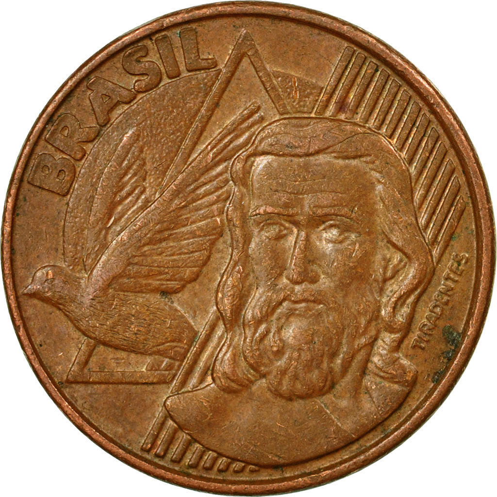 Coin, Brazil, 5 Centavos, 2006, EF(40-45), Copper Plated Steel, KM:648