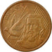 Coin, Brazil, 5 Centavos, 2012, EF(40-45), Copper Plated Steel, KM:648