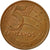 Monnaie, Brésil, 5 Centavos, 2012, TTB, Copper Plated Steel, KM:648