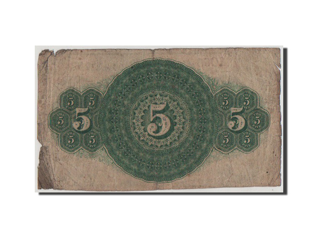 United States, 5 Cents, 1862, VF(20-25)