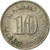 Moneta, Malezja, 10 Sen, 1978, Franklin Mint, EF(40-45), Miedź-Nikiel, KM:3