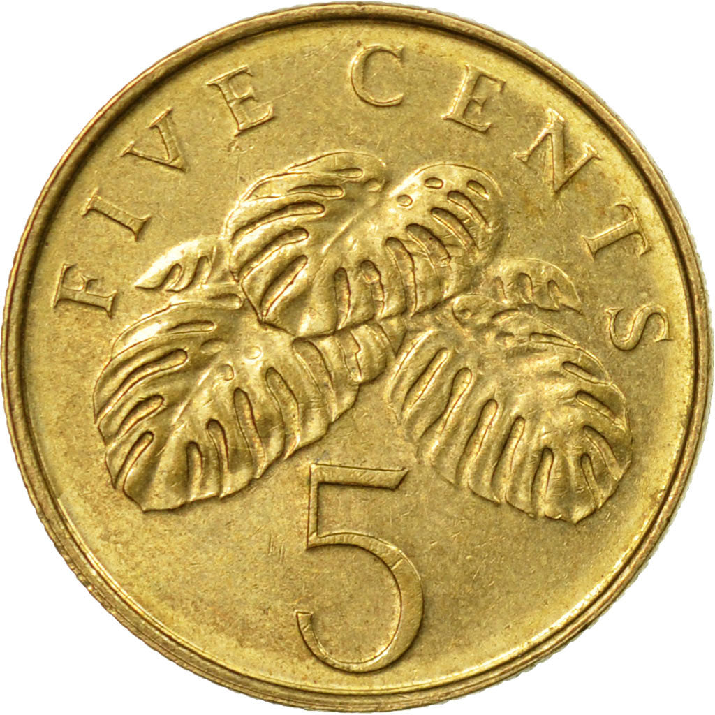 Moneta, Singapore, 5 Cents, 2000, Singapore Mint, BB, Alluminio-bronzo, KM:99