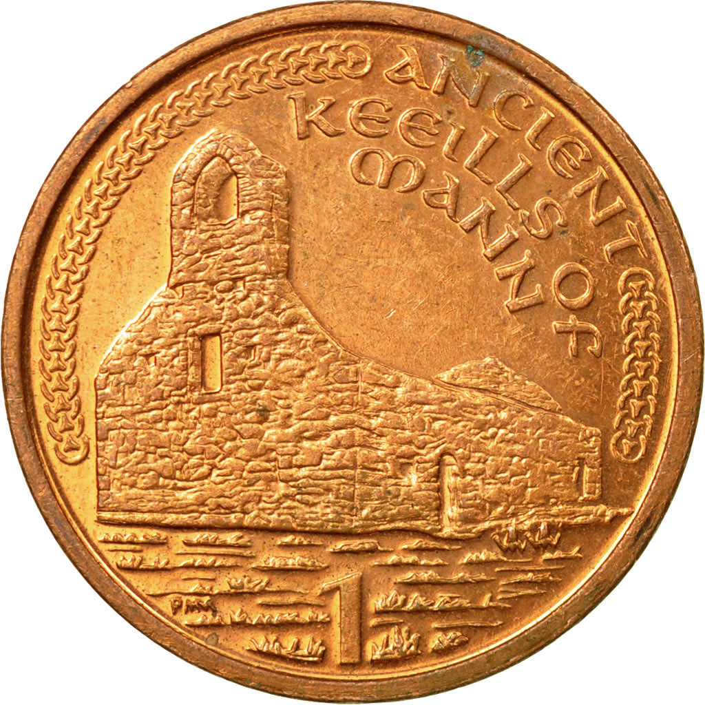 Coin, Isle of Man, Elizabeth II, Penny, 2000, Pobjoy Mint, EF(40-45), Copper