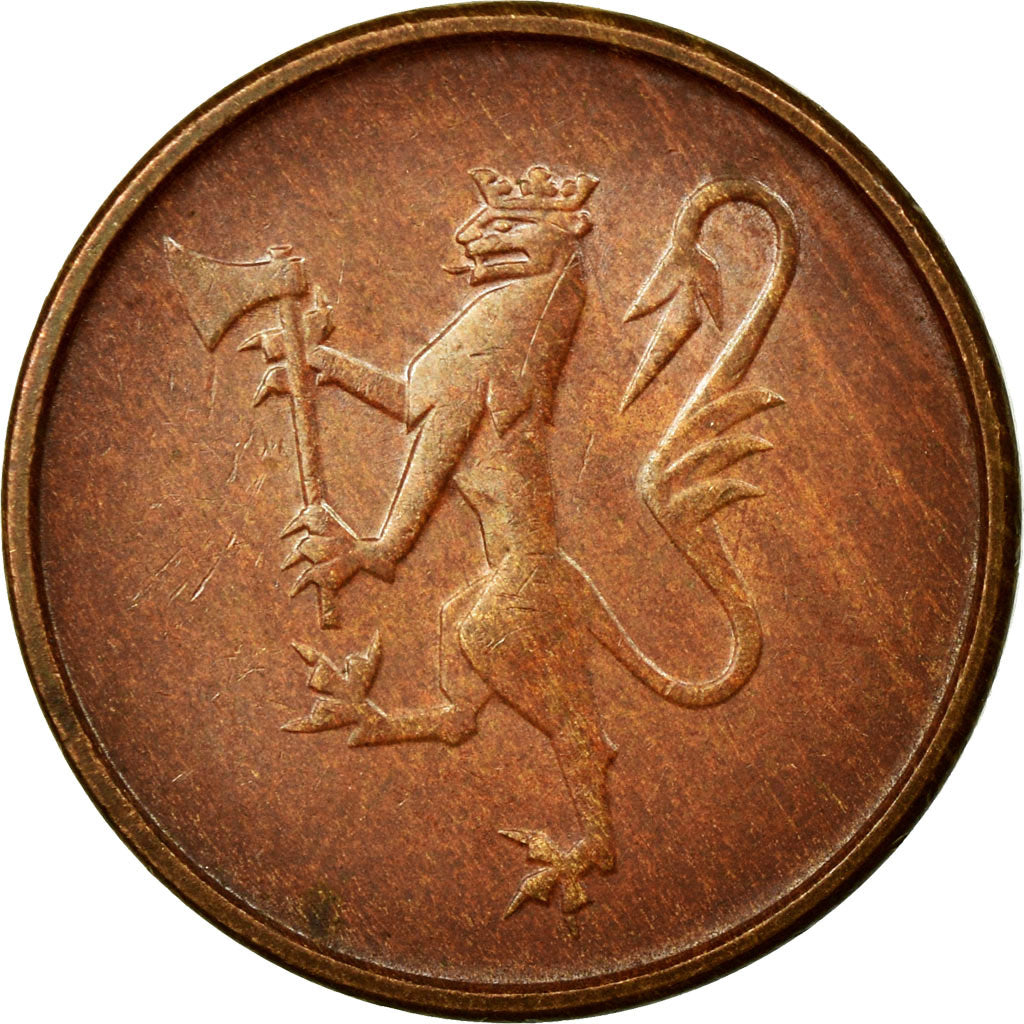 Coin, Norway, Olav V, 5 Öre, 1982, EF(40-45), Bronze, KM:415