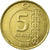 Monnaie, Turquie, 5 Kurus, 2010, TTB, Laiton, KM:1240
