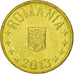 Coin, Romania, Ban, 2013, EF(40-45), Brass plated steel, KM:189