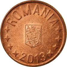 Coin, Romania, 5 Bani, 2013, EF(40-45), Copper Clad Steel