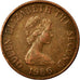 Coin, Jersey, Elizabeth II, Penny, 1986, EF(40-45), Bronze, KM:54