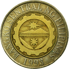 Coin, Philippines, 10 Piso, 2005, Manila, EF(40-45), Bi-Metallic, KM:278
