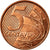 Monnaie, Brésil, 5 Centavos, 2013, TTB, Copper Plated Steel, KM:648