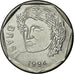 Coin, Brazil, 25 Centavos, 1994, EF(40-45), Stainless Steel, KM:634